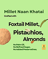 Millet Naan-Khatai - 200 g | with Cow Ghee | Gluten Free