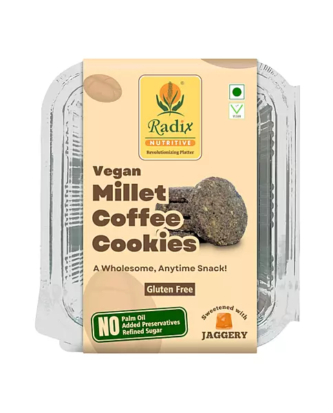 Millet Coffee Cookies - 200 g | Vegan | Gluten Free