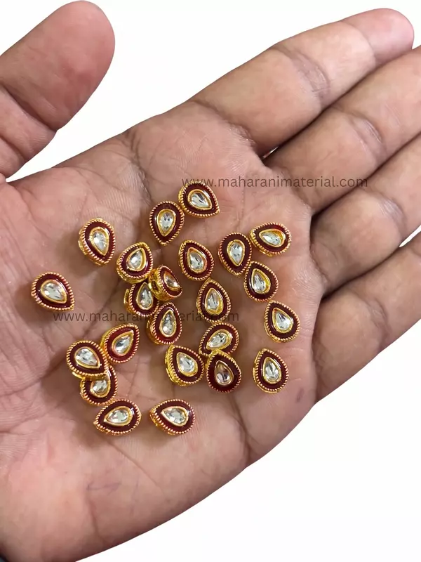 Meena Kundan Drop M 
