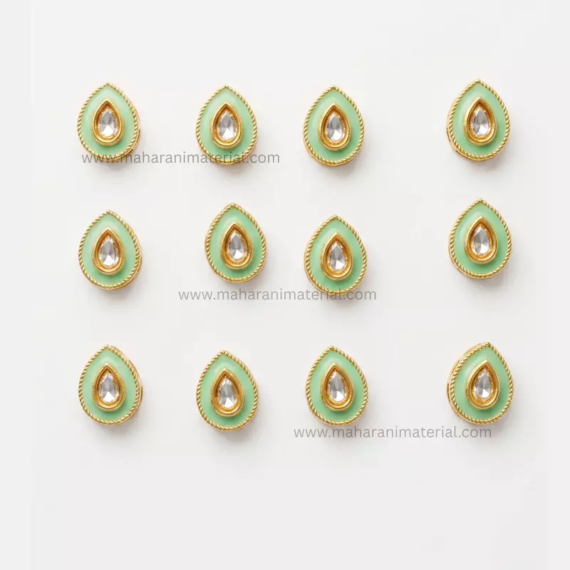 Meena Kundan Drop L
