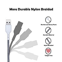 Champion USB to Micro 2.4Amp Data Sync & Charging Cable Braided 1M for all Android & Micro USB Devices Champion USB to Micro 2.4Amp Data Sync & Charging Cable Braided 1M for all Android & Micro USB Devices