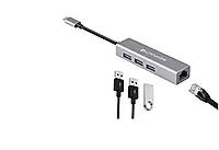 Ultraprolink UM0095 GigaHub USB-C with Ethernet & USB 3.0 X 3