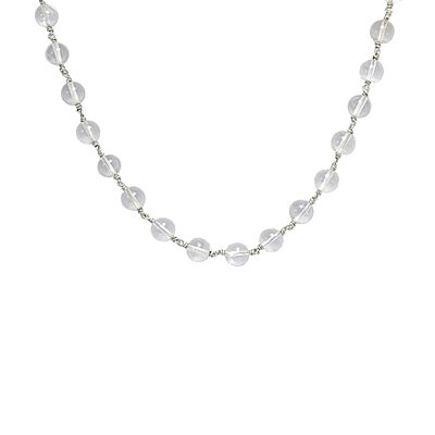 Pure Silver Sphatik mala Crystal Jaap Mala for Pooja Pure Silver Sphatik mala Crystal Jaap Mala for Pooja