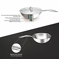 Signora Ware Artista Tri- Play Wok Pan With Lid 1800 ML (20 CM)