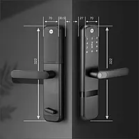 Yale Zuri (Black) Digital Smart Door Lock with Advanced Security