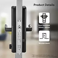 Yale Zuri (Black) Digital Smart Door Lock with Advanced Security