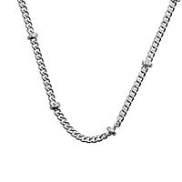Glossy finish Sterling Silver Chain
