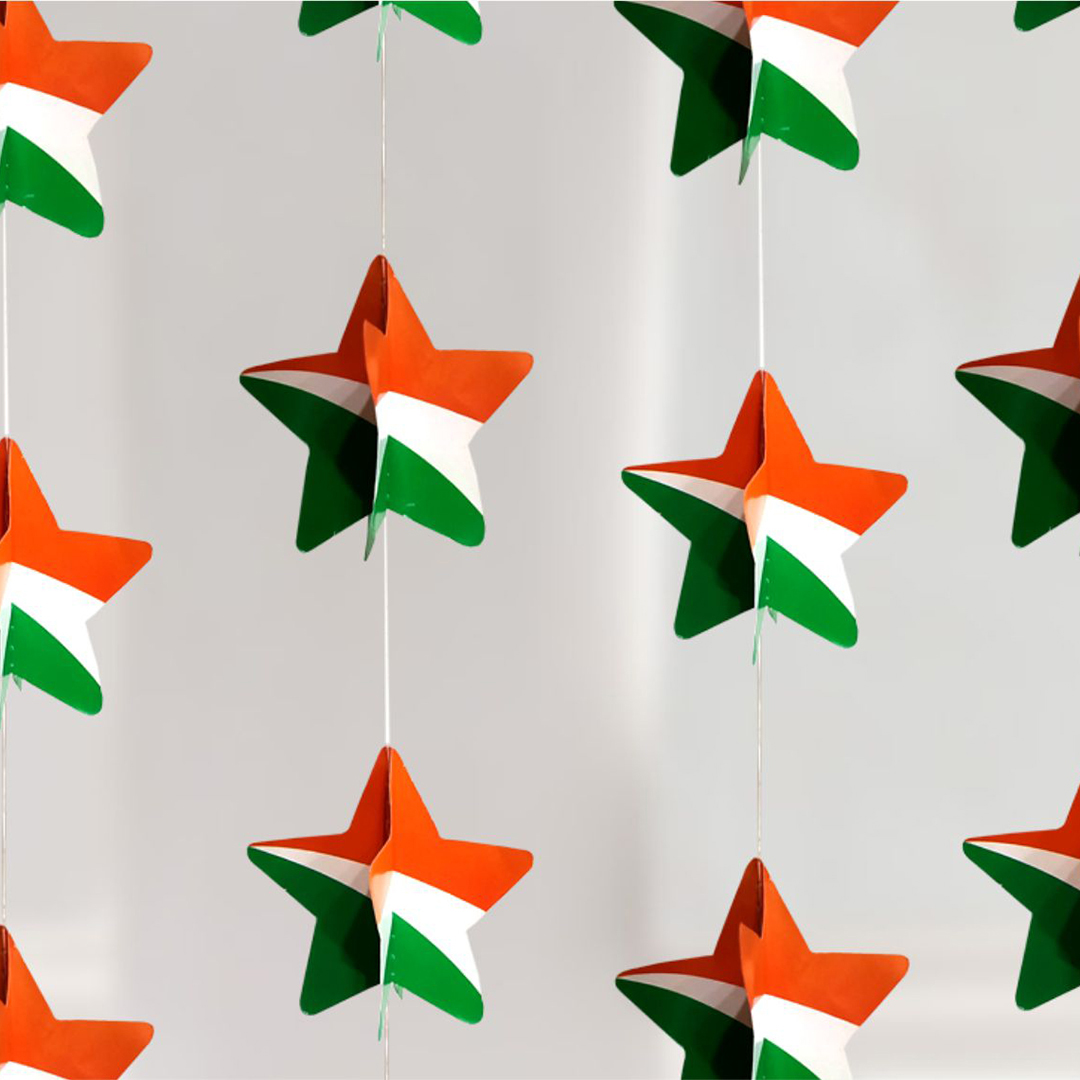 Tri Color Star Frill