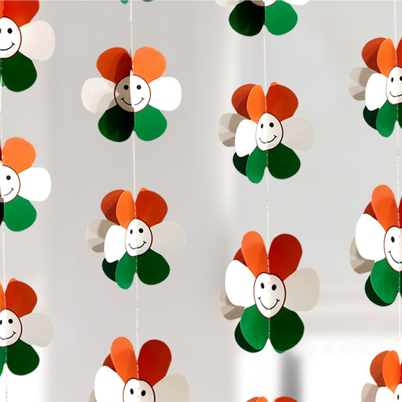 Tri Color Smiley Frill