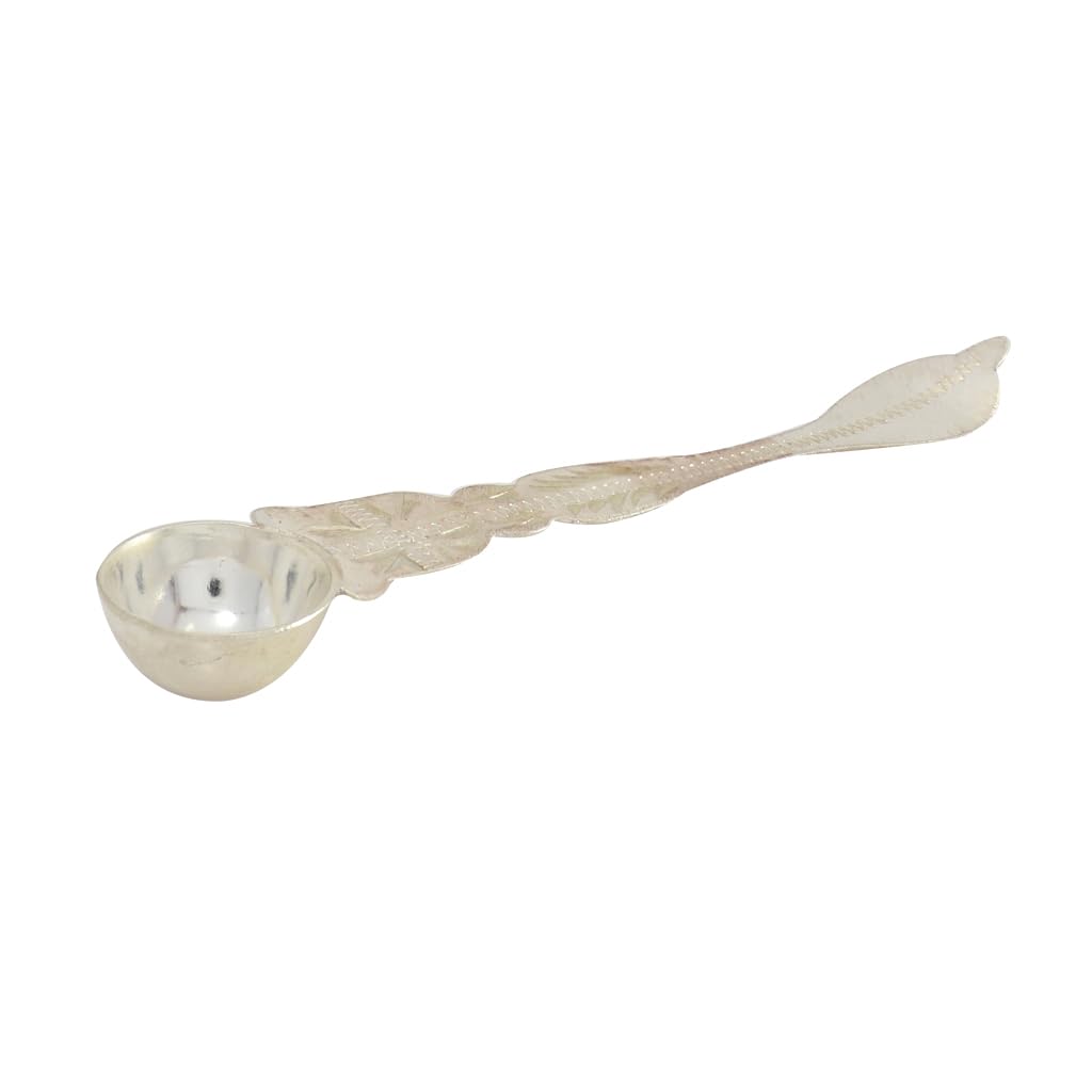 Sterling Silver Pancha Pathira with Plate Utharani Spoon with Thali panchapatra Panchamrutha Set