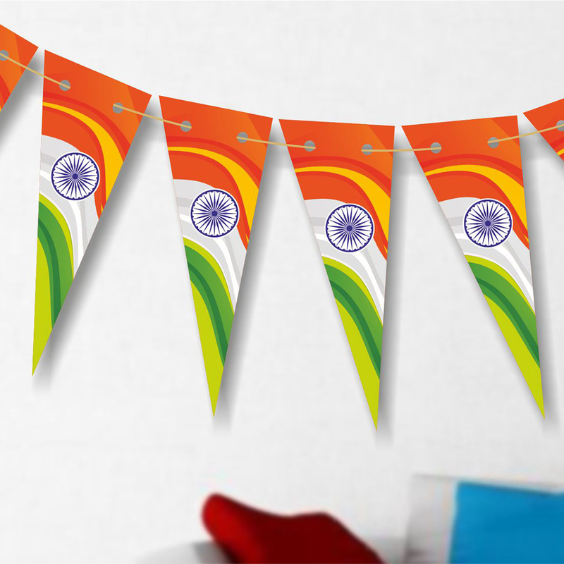 Tricolour Mini Bunting