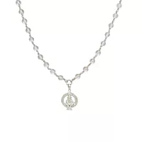 Sphatika Mala with Ayyappan (Iyyappan) Pendant – Pure Quartz Crystal Mala
