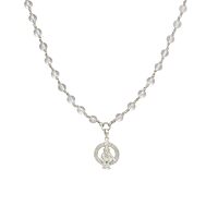 Sphatika Mala with Ayyappan (Iyyappan) Pendant – Pure Quartz Crystal Mala