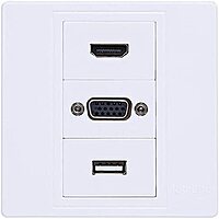 FACE PLATE HDMI+VGA+USB