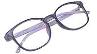 Soigné Unisex Large Square Spectacle Frames. Grey Color