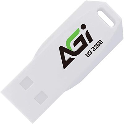 AGI USB External Memory, Portable UP138-32 GB-White