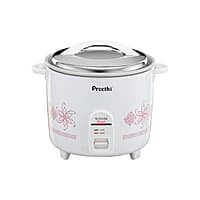 Preethi Rangoli Rice Cooker, ( White, 1.8 Liter )