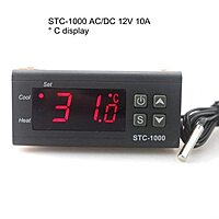 STC-1000 DC12V Digital Temperature Controlled Thermostat Switch