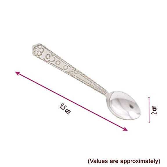 Sterling Silver Baby Set Pottu Kit,Hip Chain, Anklet, Feeder, Bowl,Spoon