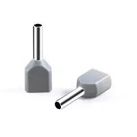 4 sq.mm Twin Insulated Ferrule GREY Pack of 10