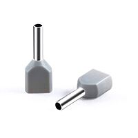 4 sq.mm Twin Insulated Ferrule GREY Pack of 10