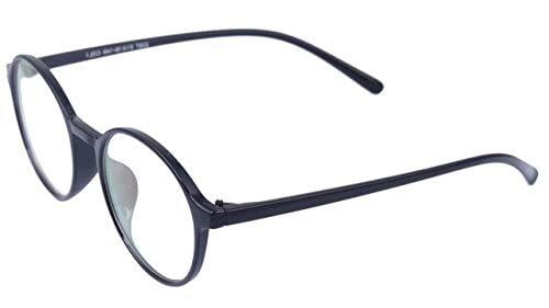 Unisex Round Thin Medium Spectacle Frame. Matte Black Color Frame. Unisex Round Thin Medium Spectacle Frame. Matte Black Color Frame.