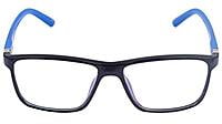 Soigné Unisex Large Rectangular Spectacle Frame. Black&Blue Color Soigné Unisex Large Rectangular Spectacle Frame. Black&Blue Color