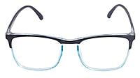 Soigné Unisex Medium Square Spectacle Frames. Blue&Black