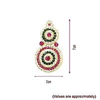 God Ornament Amman Face/Mugam with Lotus Crown/Kireedom and Attigai