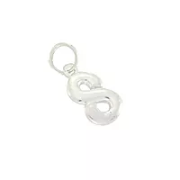 Silver S Pendant