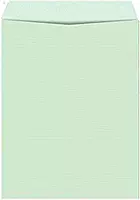 Offimart Green Cloth Cover Envelope A4 Size (12 X 10) - Pack of 50