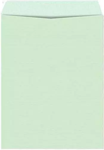 Offimart Green Cloth Cover Envelope A4 Size (12 X 10) - Pack of 50
