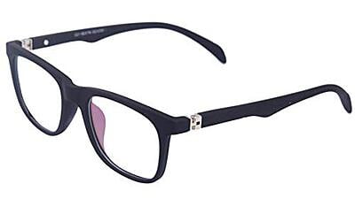 Soigné Unisex Medium Rectangular Spectacle Frame. Matte Black Soigné Unisex Medium Rectangular Spectacle Frame. Matte Black