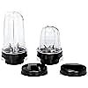 Bullet Mixer Juicer Jar (300ml & 500 ml) Black Universal 4-Teeth
