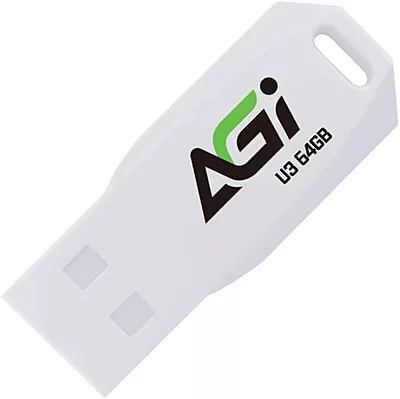 AGI USB External Memory, Portable UP138-64 GB-White