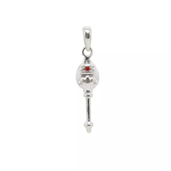 SRIMATHI JEWLLERS Silver Lord Murugan Vel Pendant 925