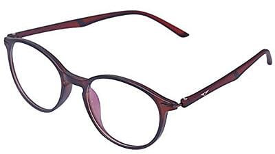 Soigné Unisex Oval Medium Spectacle Frame.Matte Brown