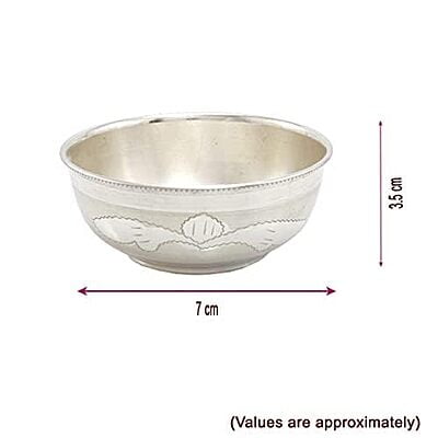 Silver Bowl, Spoon, Glass and Plate