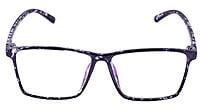 Soigné Unisex Oversized Square Spectacle Frame. Black & Transparent Soigné Unisex Oversized Square Spectacle Frame. Black & Transparent