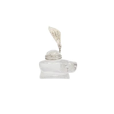 Spatik Linga with Silver Naga Idol Spatik Linga with Silver Naga Idol