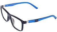 Soigné Unisex Large Rectangular Spectacle Frame. Black&Blue Color Soigné Unisex Large Rectangular Spectacle Frame. Black&Blue Color