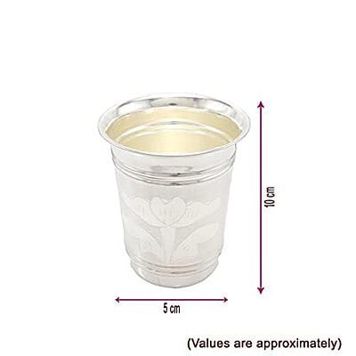 Silver Bowl, Spoon, Glass and Plate