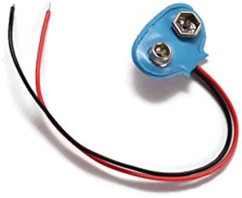 9V Battery Clip with Wire
