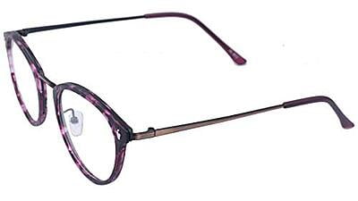 Soigné Unisex Large Round Spectacle. Matte Red & Black Soigné Unisex Large Round Spectacle. Matte Red & Black