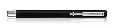 PARKER VECTOR STA CALLIGRAPHY CHROME TRIM FOUNTAIN PEN BLACK BODY PARKER VECTOR STA CALLIGRAPHY CHROME TRIM FOUNTAIN PEN BLACK BODY