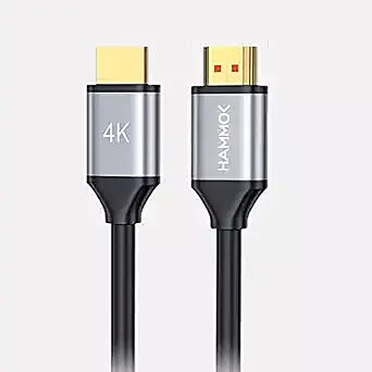 HAMMOK VERVE HDMI Fiber Optic Cable – 10M Length | High-Speed 4K UHD Transmission | Perfect for Gaming, Home Theater & Long-Distance Display