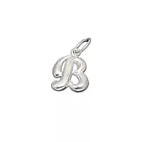 Silver B Pendant