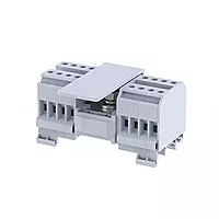 Elmex FDBK 1X8 Polyamide Distribution Block | 64A/32A | 1 In (25mm²) – 16 Out (4mm²) | Finger Safe