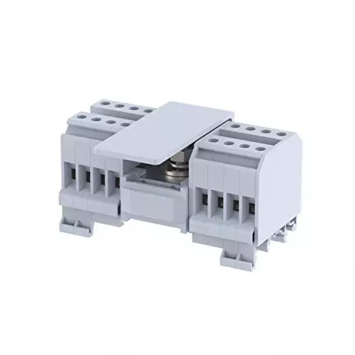Elmex FDBK 1X8 Polyamide Distribution Block | 64A/32A | 1 In (25mm²) – 16 Out (4mm²) | Finger Safe