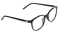 Soigné Unisex Medium Square Spectacle Frames. Matte Black